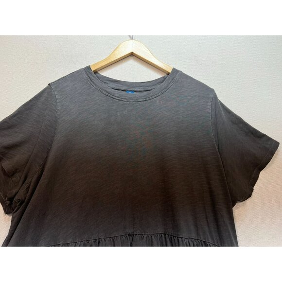 Old Navy Women's Tiered Swing Dress Short Sleeve Stretch Size XXL Gray - Picture 5 of 11